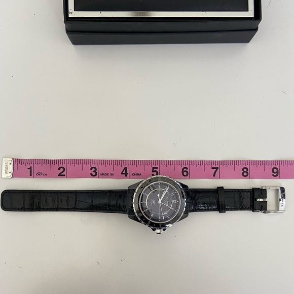 Chanel J12 GMT Automatic Watch with Alligator Strap - Picture 10 of 10